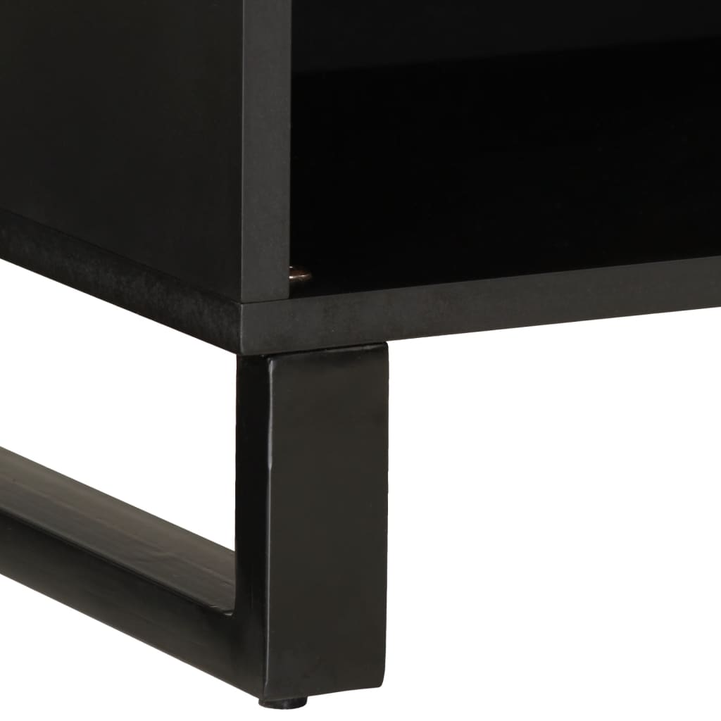 vidaXL Comodă TV, 60x33x43,5 cm, lemn masiv recuperat