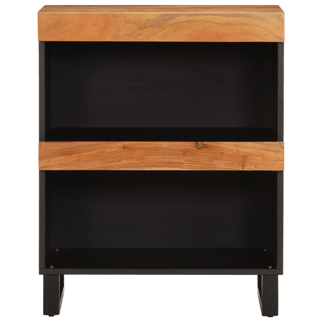 vidaXL Dulap lateral, 60x33x75 cm, lemn masiv de acacia vidaXL Dulap lateral, 60x33x75 cm, lemn masiv de acacia