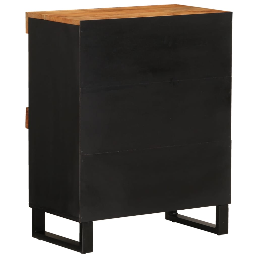 vidaXL Dulap lateral, 60x33x75 cm, lemn masiv de acacia vidaXL Dulap lateral, 60x33x75 cm, lemn masiv de acacia