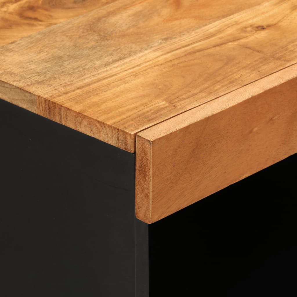 vidaXL Dulap lateral, 60x33x75 cm, lemn masiv de acacia vidaXL Dulap lateral, 60x33x75 cm, lemn masiv de acacia
