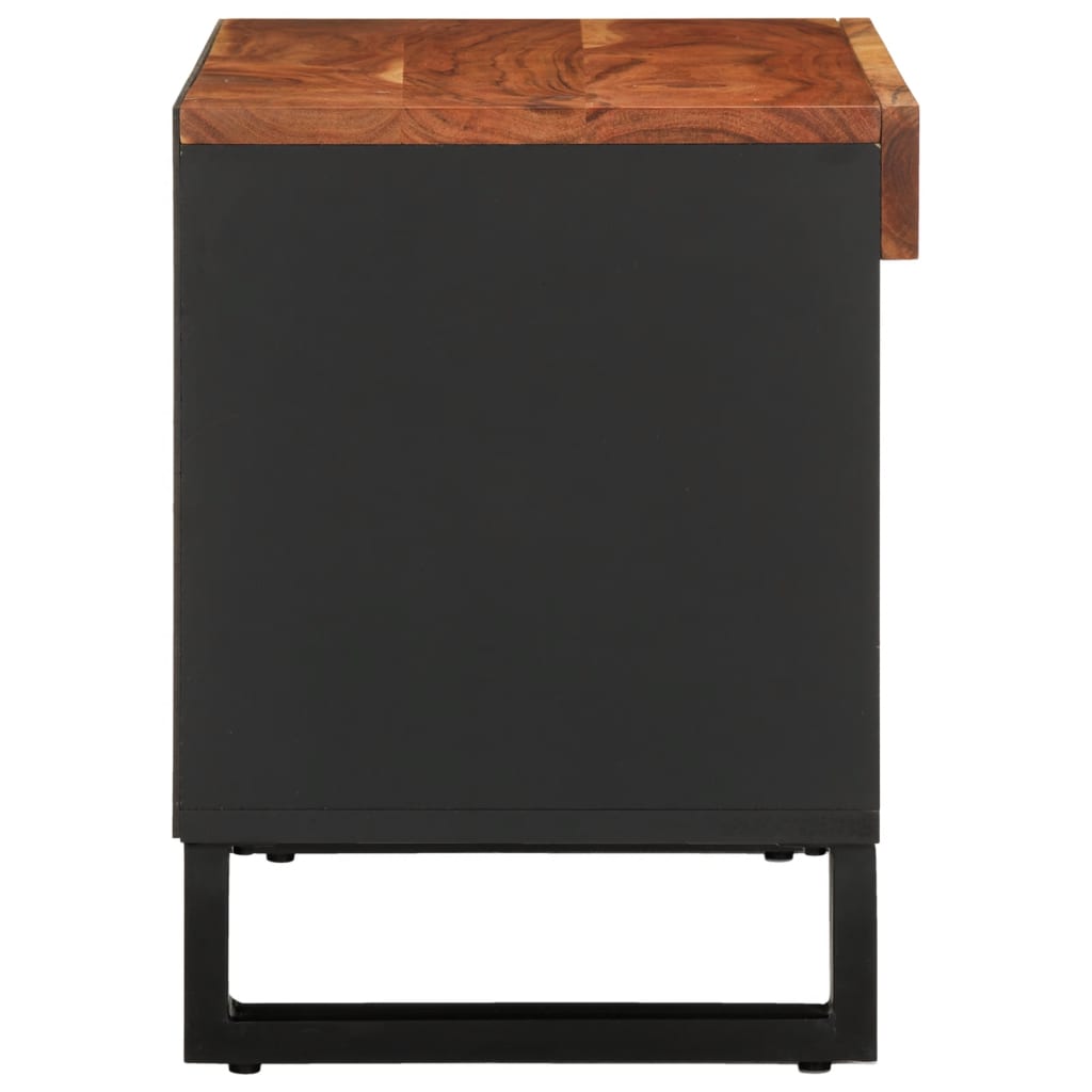 vidaXL Comodă TV, 85x33x43,5 cm, lemn masiv de acacia