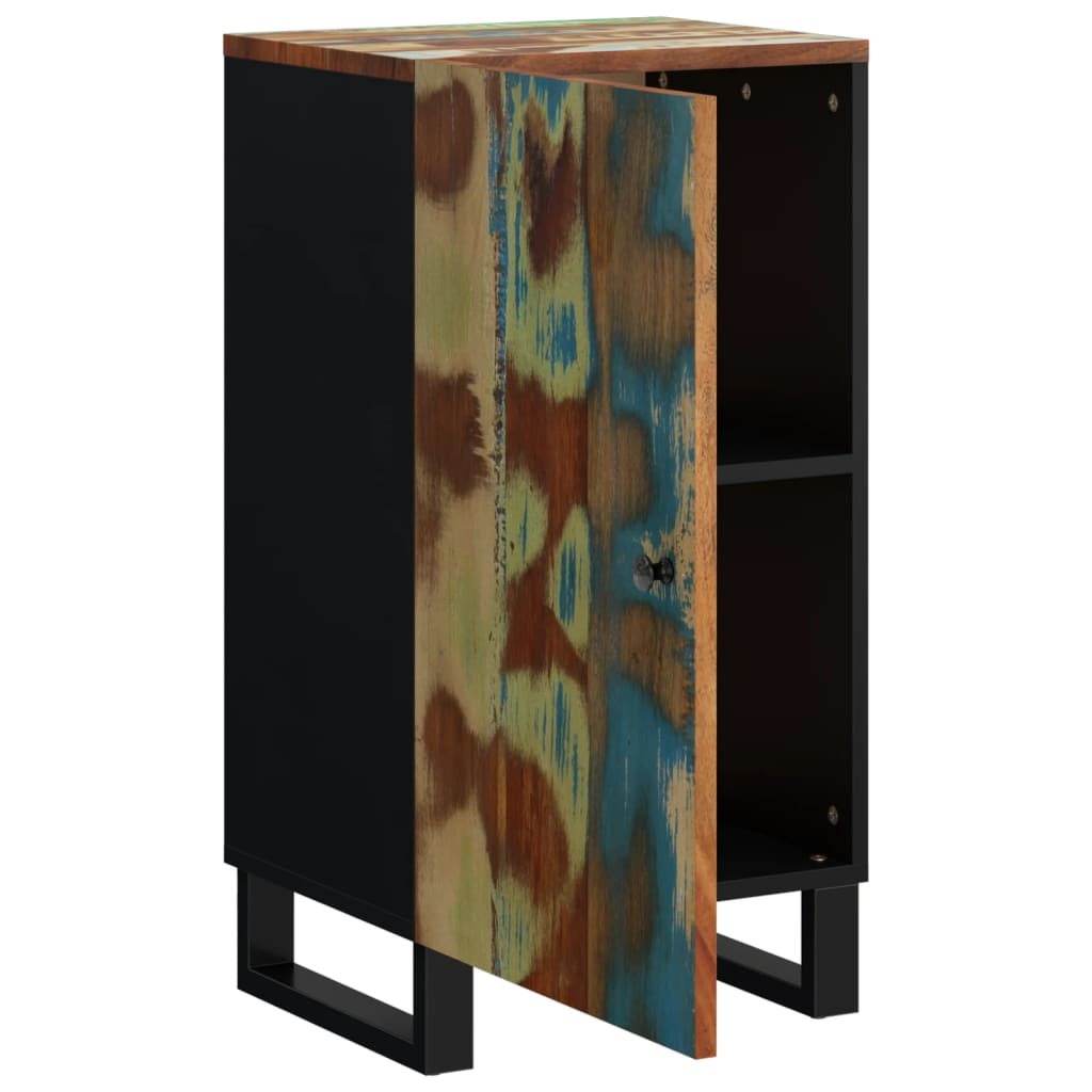 vidaXL Servantă cu ușă, 40x31x75 cm, lemn masiv recuperat