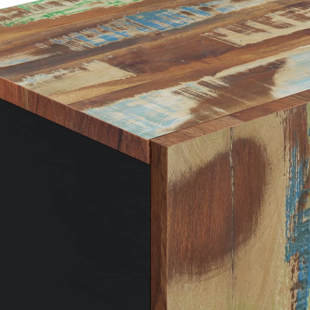 vidaXL Servantă cu ușă, 40x31x75 cm, lemn masiv recuperat