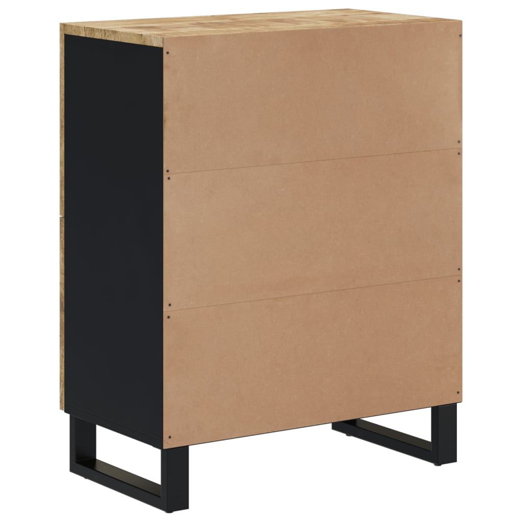 vidaXL Servantă cu 4 uși, 60x33x75 cm, lemn masiv de mango