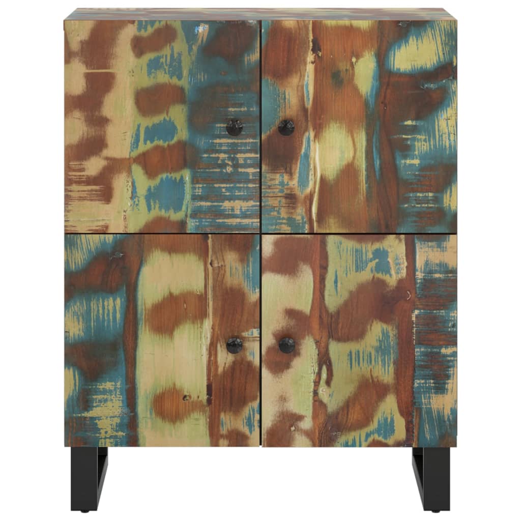 vidaXL Servantă cu 4 uși, 60x33x75 cm, lemn masiv recuperat