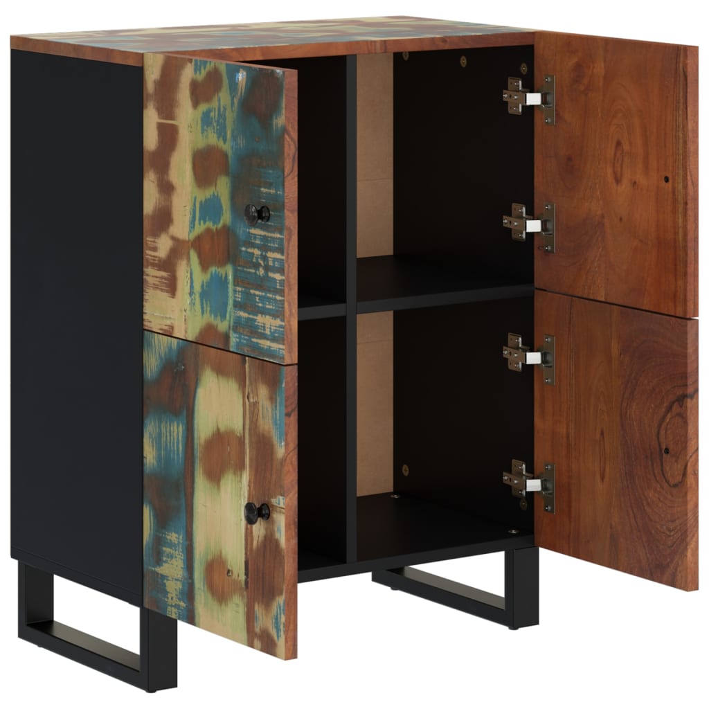 vidaXL Servantă cu 4 uși, 60x33x75 cm, lemn masiv recuperat