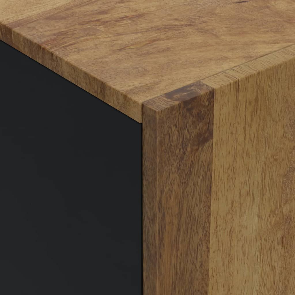 vidaXL Servantă cu 4 uși, 60x33x75 cm, lemn masiv de mango