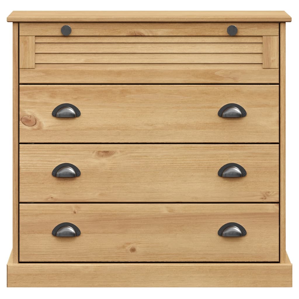 vidaXL Comodă cu sertare VIGO, 80x40x76 cm, lemn masiv de pin vidaXL Comodă cu sertare VIGO, 80x40x76 cm, lemn masiv de pin