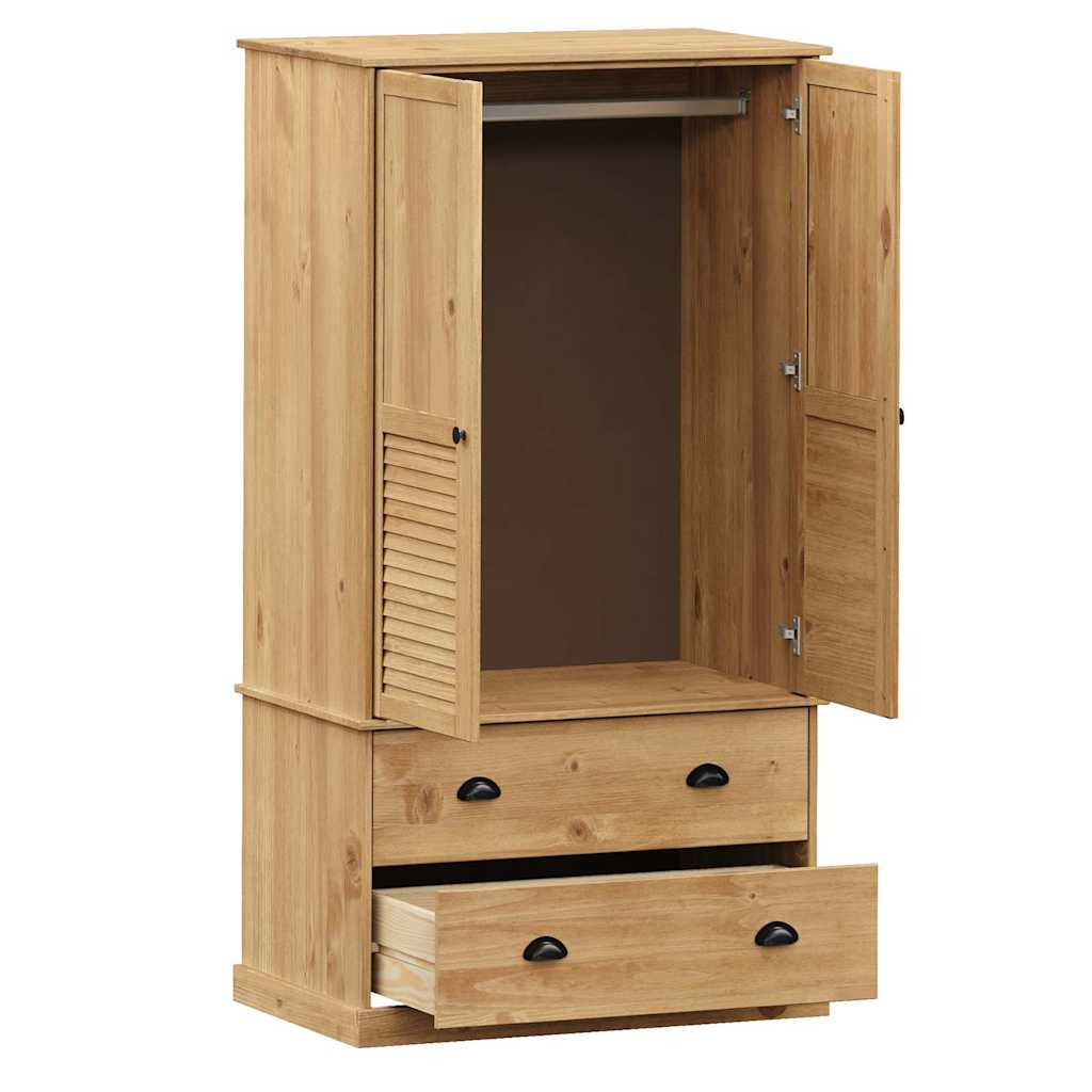 vidaXL Șifonier VIGO, 90x55x170 cm, lemn masiv de pin vidaXL Șifonier VIGO, 90x55x170 cm, lemn masiv de pin