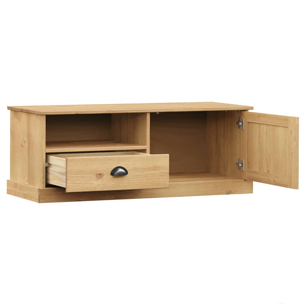 vidaXL Comodă TV VIGO, 106x40x40 cm, lemn masiv de pin