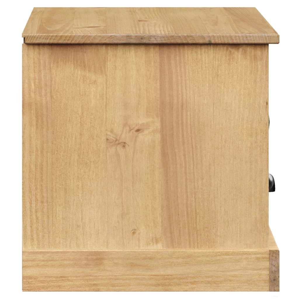 vidaXL Comodă TV VIGO, 106x40x40 cm, lemn masiv de pin