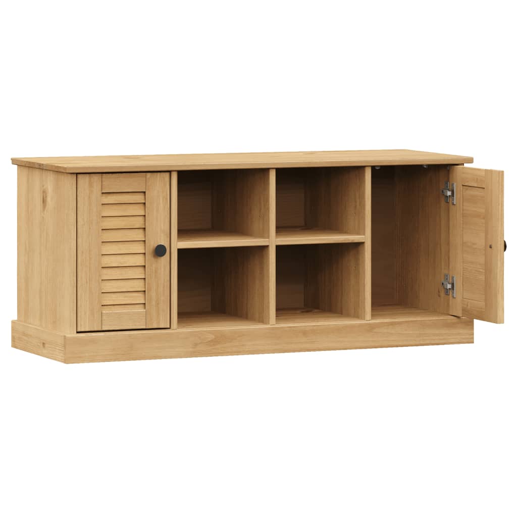 vidaXL Bancă de pantofi VIGO, 106x35x45 cm, lemn masiv de pin vidaXL Bancă de pantofi VIGO, 106x35x45 cm, lemn masiv de pin