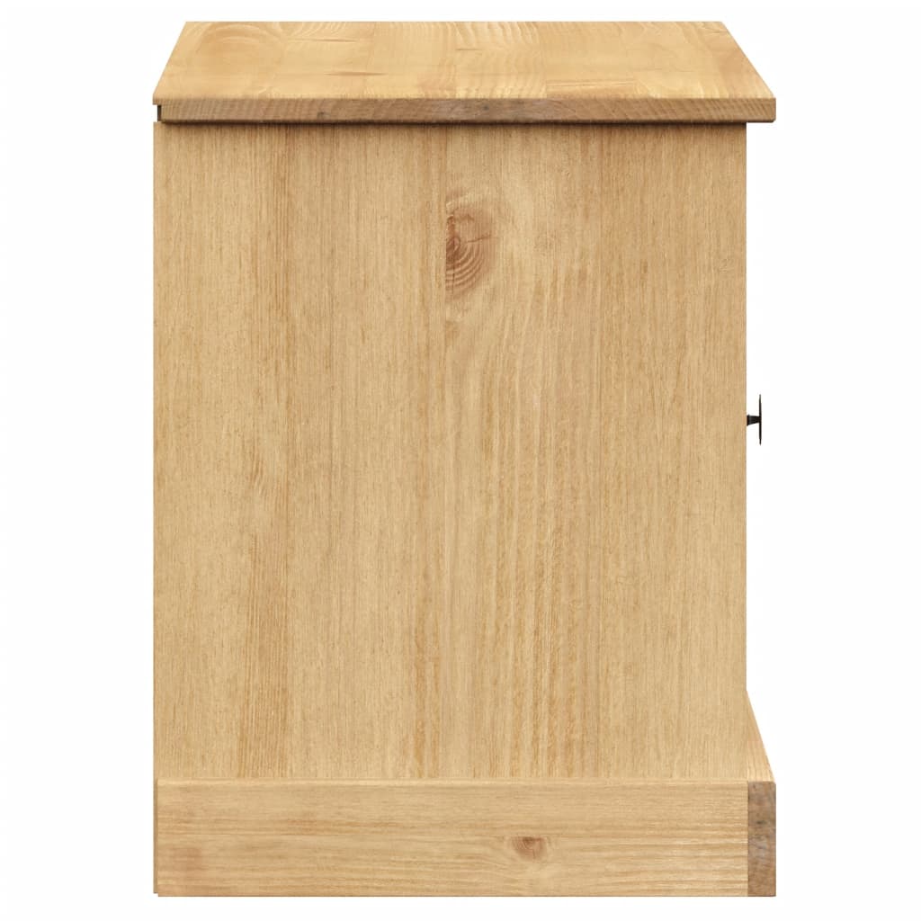 vidaXL Bancă de pantofi VIGO, 106x35x45 cm, lemn masiv de pin vidaXL Bancă de pantofi VIGO, 106x35x45 cm, lemn masiv de pin