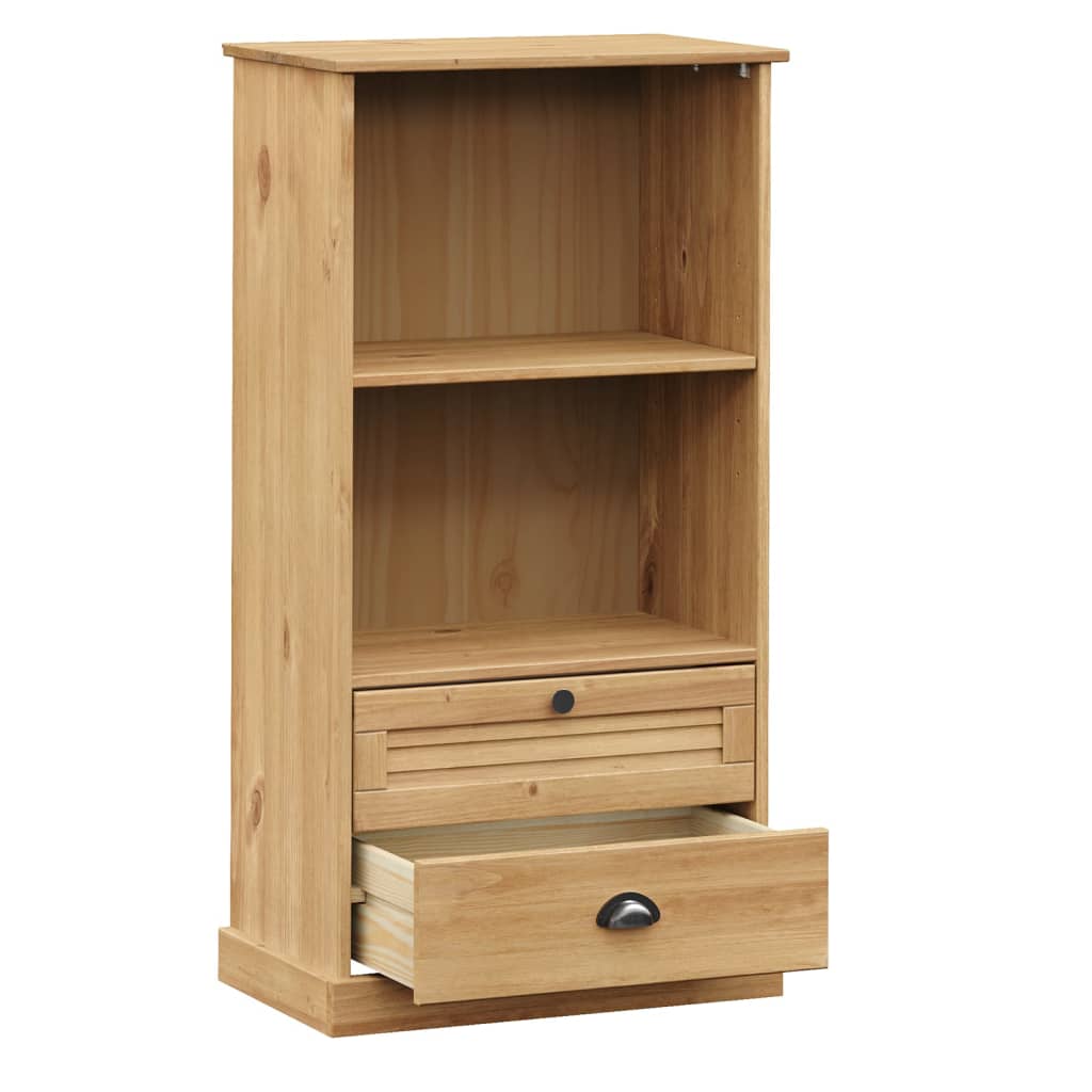 vidaXL Bibliotecă VIGO, 60x35x114,5 cm, lemn masiv de pin vidaXL Bibliotecă VIGO, 60x35x114,5 cm, lemn masiv de pin