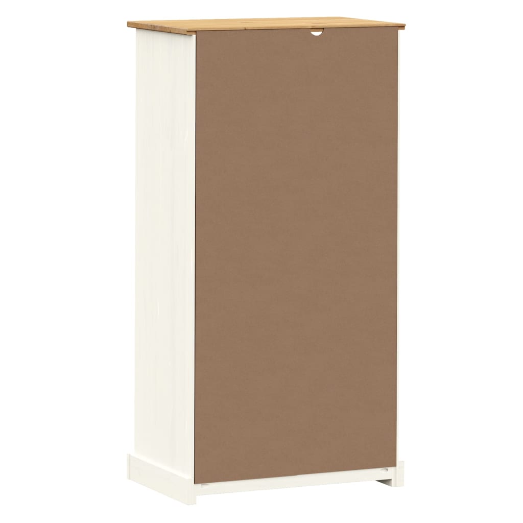 vidaXL Bibliotecă VIGO, alb, 60x35x114,5 cm, lemn masiv de pin vidaXL Bibliotecă VIGO, alb, 60x35x114,5 cm, lemn masiv de pin