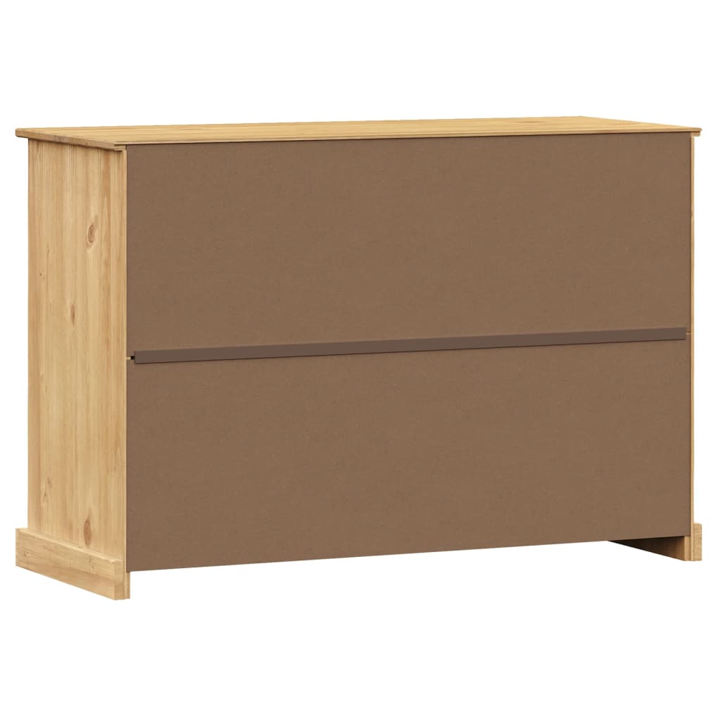 vidaXL Servantă cu sertare VIGO, 113x40x75 cm, lemn masiv de pin vidaXL Servantă cu sertare VIGO, 113x40x75 cm, lemn masiv de pin