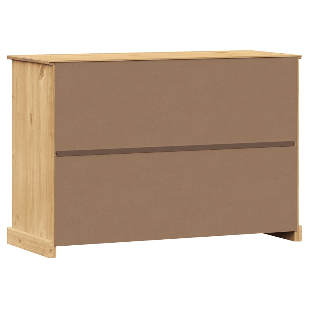 vidaXL Servantă cu sertare VIGO, 113x40x75 cm, lemn masiv de pin vidaXL Servantă cu sertare VIGO, 113x40x75 cm, lemn masiv de pin