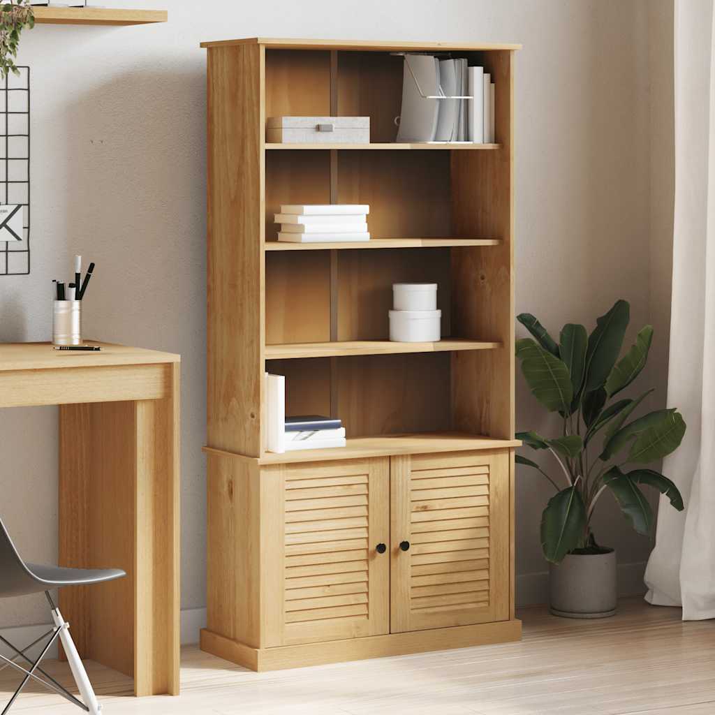 vidaXL Bibliotecă VIGO, 85x35x170 cm, lemn masiv de pin vidaXL Bibliotecă VIGO, 85x35x170 cm, lemn masiv de pin