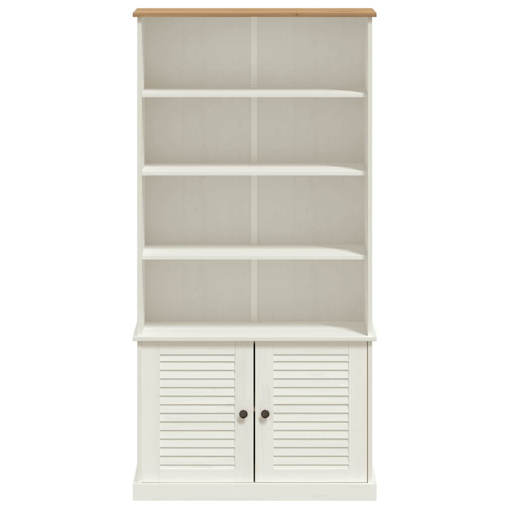 vidaXL Bibliotecă „VIGO”, alb, 85x35x170 cm, lemn masiv de pin vidaXL Bibliotecă „VIGO”, alb, 85x35x170 cm, lemn masiv de pin