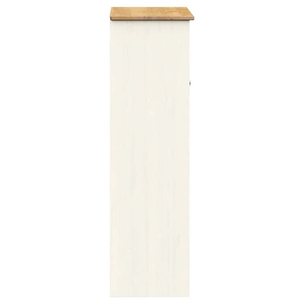 vidaXL Dulap superior comodă „VIGO”, alb, 78x30x100 cm, lemn masiv pin vidaXL Dulap superior comodă „VIGO”, alb, 78x30x100 cm, lemn masiv pin