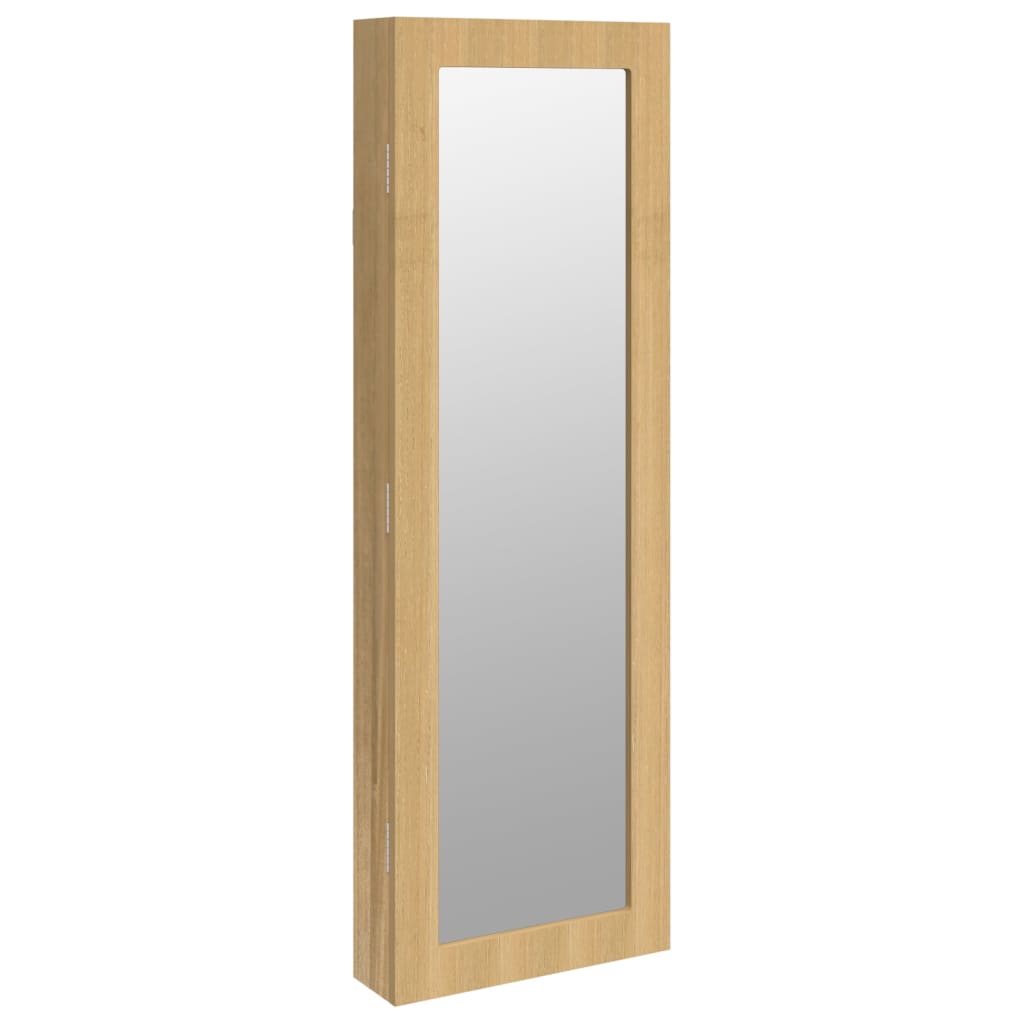 vidaXL Dulap de bijuterii cu oglindă montat pe perete, 30x8,5x90 cm vidaXL Dulap de bijuterii cu oglindă montat pe perete, 30x8,5x90 cm