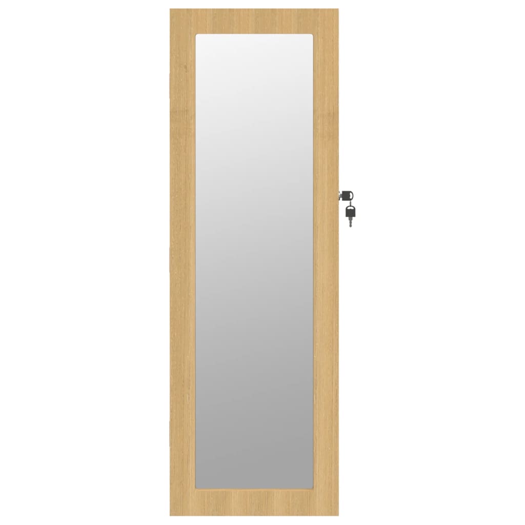 vidaXL Dulap de bijuterii cu oglindă montat pe perete, 30x8,5x90 cm vidaXL Dulap de bijuterii cu oglindă montat pe perete, 30x8,5x90 cm