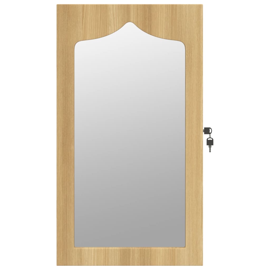 vidaXL Dulap de bijuterii cu oglindă montat pe perete 37,5x10x67 cm vidaXL Dulap de bijuterii cu oglindă montat pe perete 37,5x10x67 cm