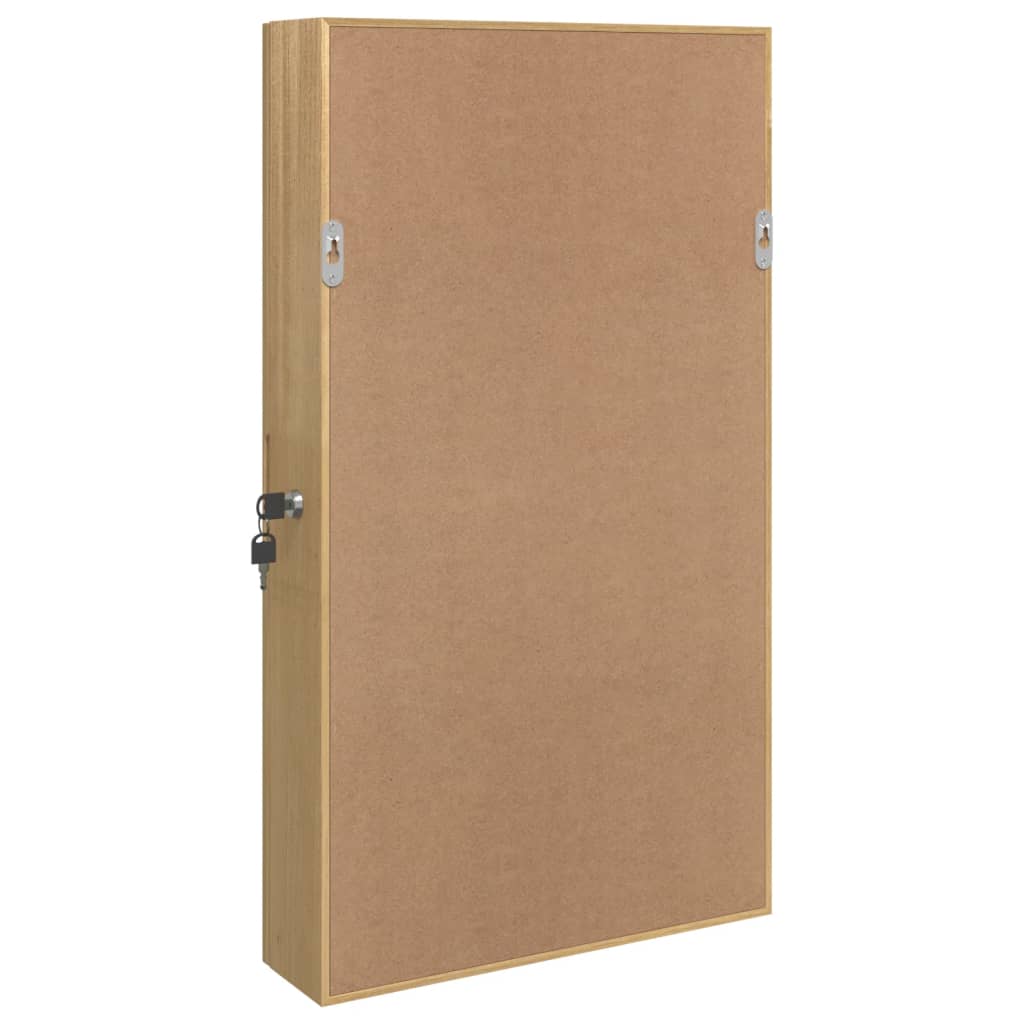 vidaXL Dulap de bijuterii cu oglindă montat pe perete 37,5x10x67 cm vidaXL Dulap de bijuterii cu oglindă montat pe perete 37,5x10x67 cm