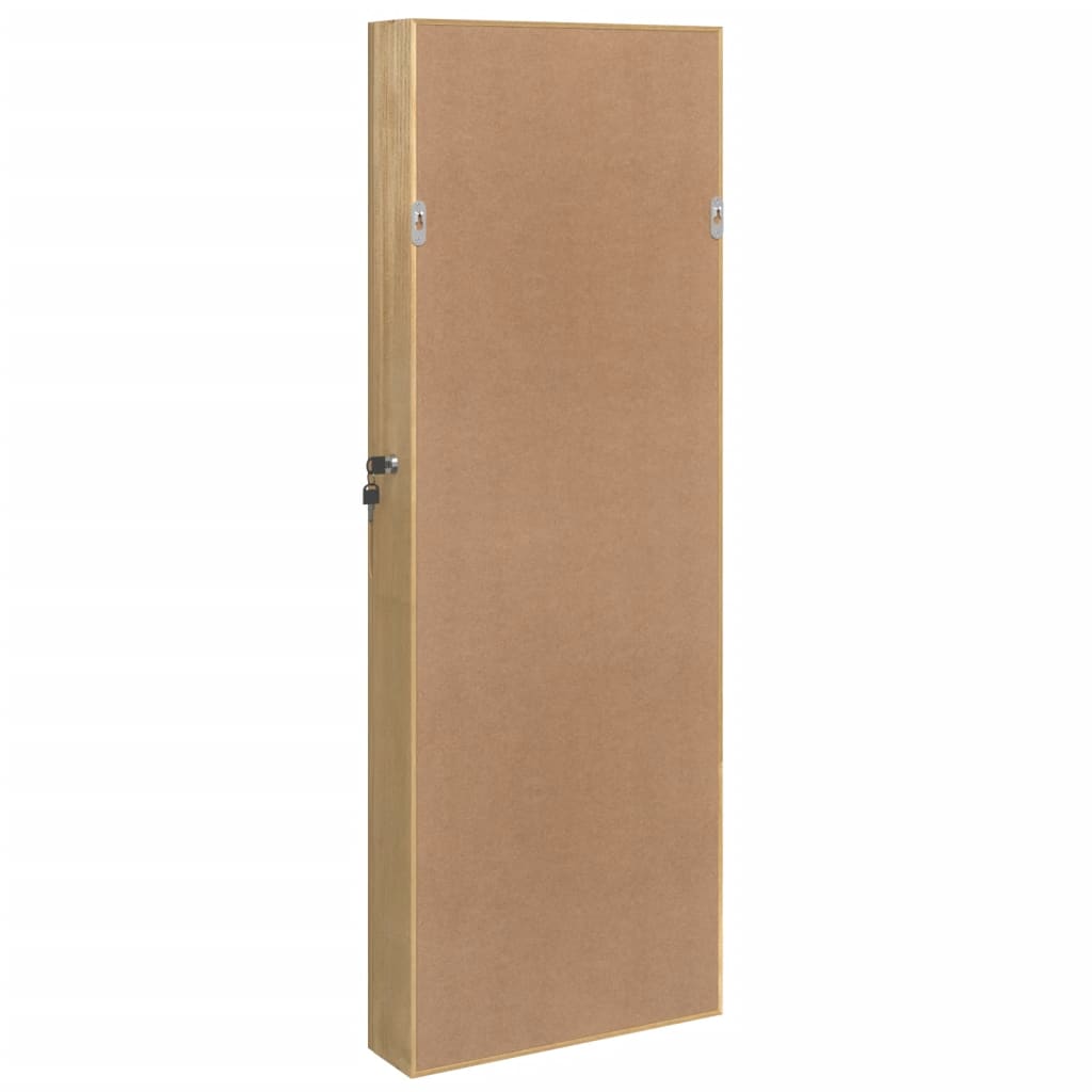vidaXL Dulap de bijuterii cu oglindă montat pe perete 37,5x10x106 cm vidaXL Dulap de bijuterii cu oglindă montat pe perete 37,5x10x106 cm