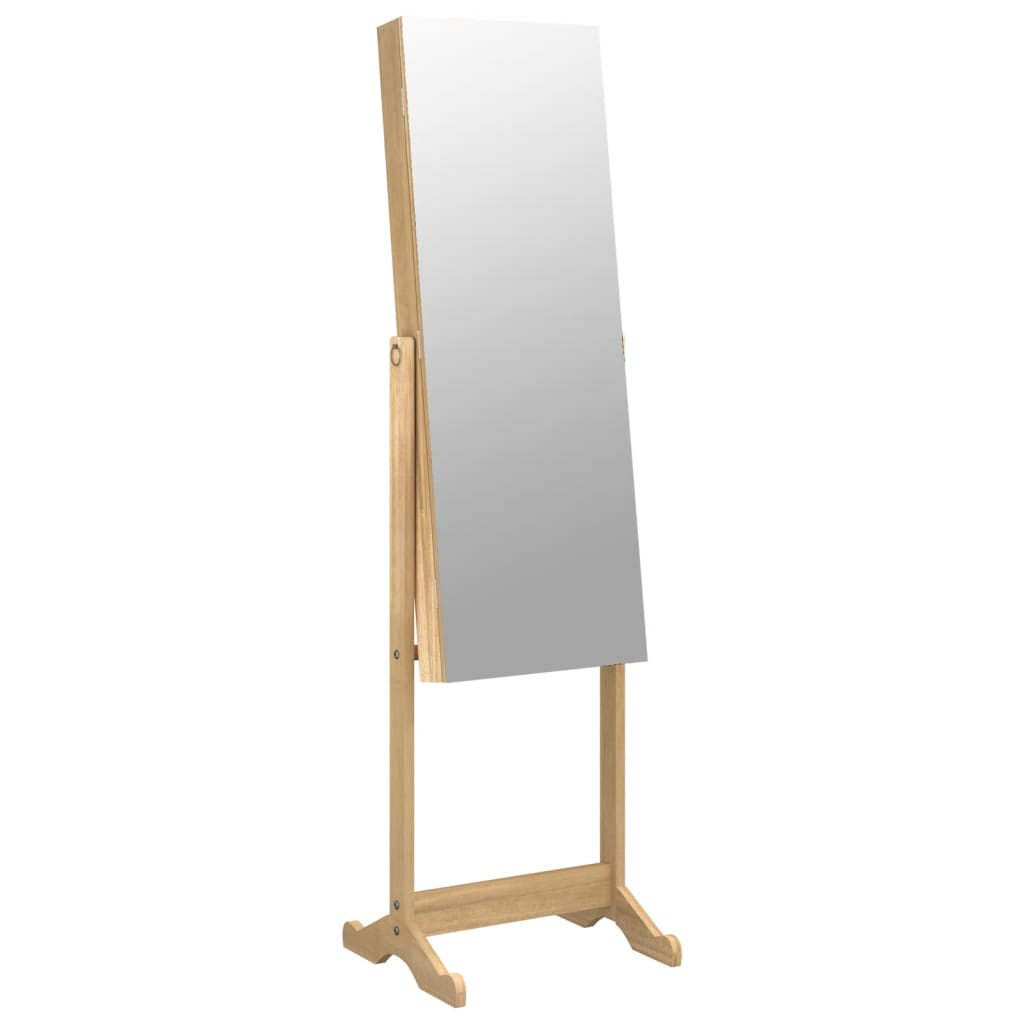 vidaXL Dulap de bijuterii cu oglindă independent, 42x38x152 cm vidaXL Dulap de bijuterii cu oglindă independent, 42x38x152 cm