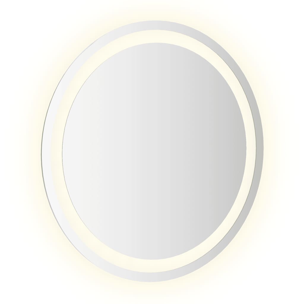vidaXL Oglindă de baie cu LED, 50 cm, rotundă vidaXL Oglindă de baie cu LED, 50 cm, rotundă