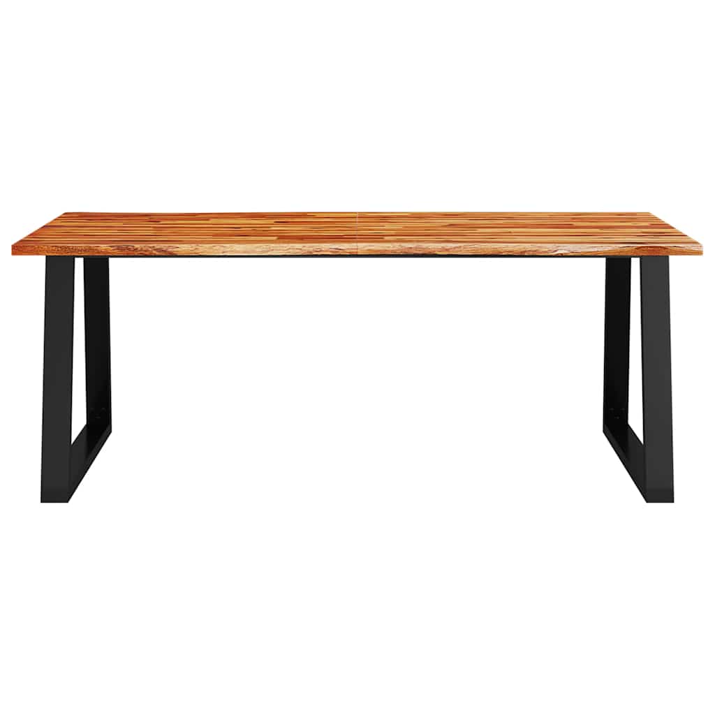 vidaXL Masă cu margini naturale, 200x90x75 cm, lemn masiv de acacia vidaXL Masă cu margini naturale, 200x90x75 cm, lemn masiv de acacia