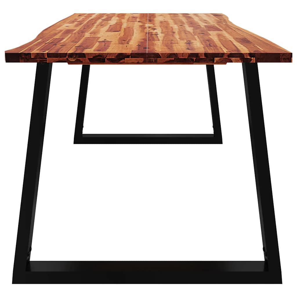 vidaXL Masă cu margini naturale, 200x90x75 cm, lemn masiv de acacia vidaXL Masă cu margini naturale, 200x90x75 cm, lemn masiv de acacia
