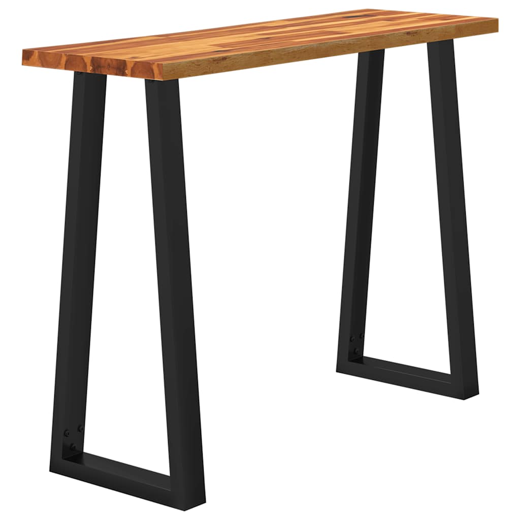 vidaXL Consolă cu margini naturale, 110x35x80 cm, lemn masiv de acacia vidaXL Consolă cu margini naturale, 110x35x80 cm, lemn masiv de acacia