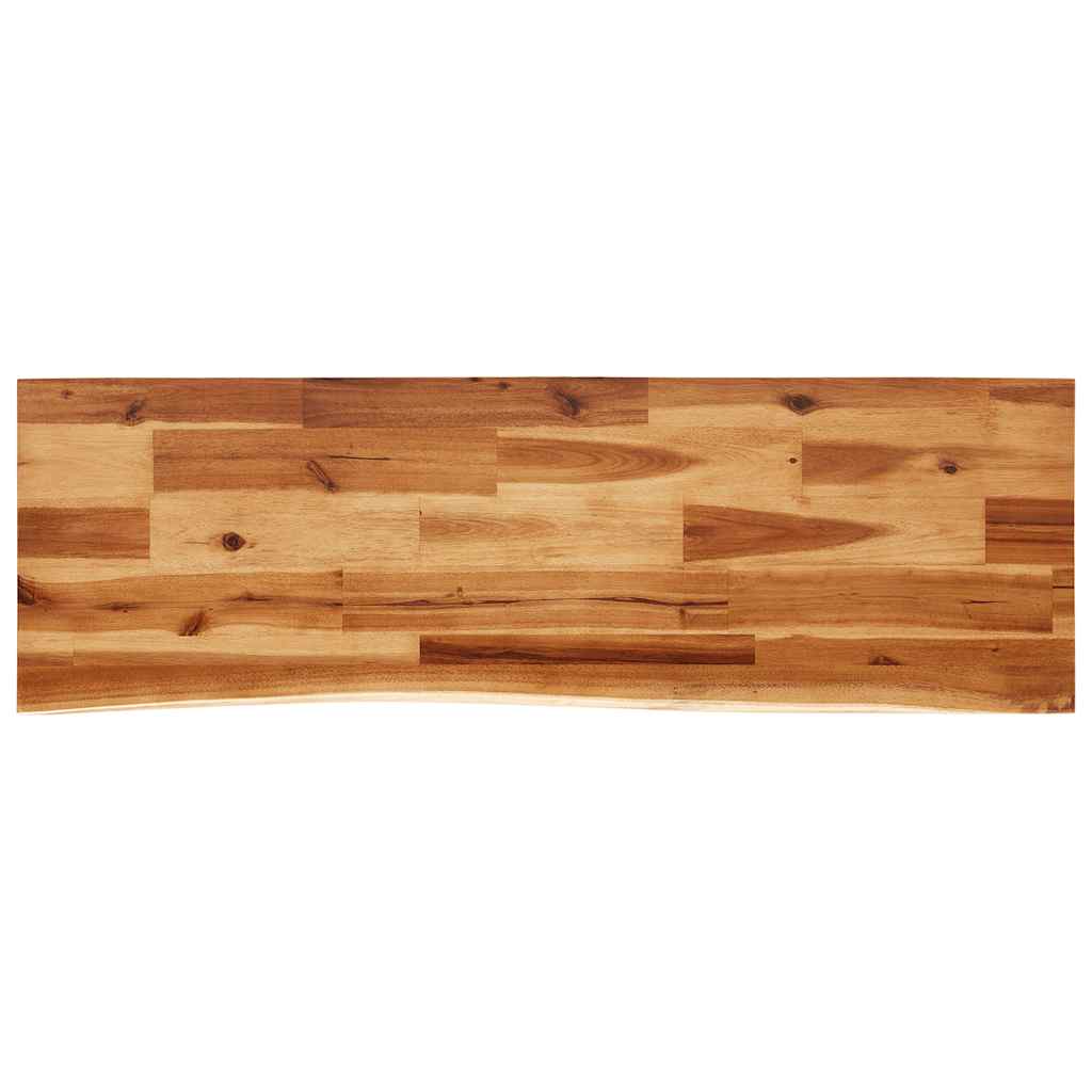 vidaXL Consolă cu margini naturale, 110x35x80 cm, lemn masiv de acacia vidaXL Consolă cu margini naturale, 110x35x80 cm, lemn masiv de acacia
