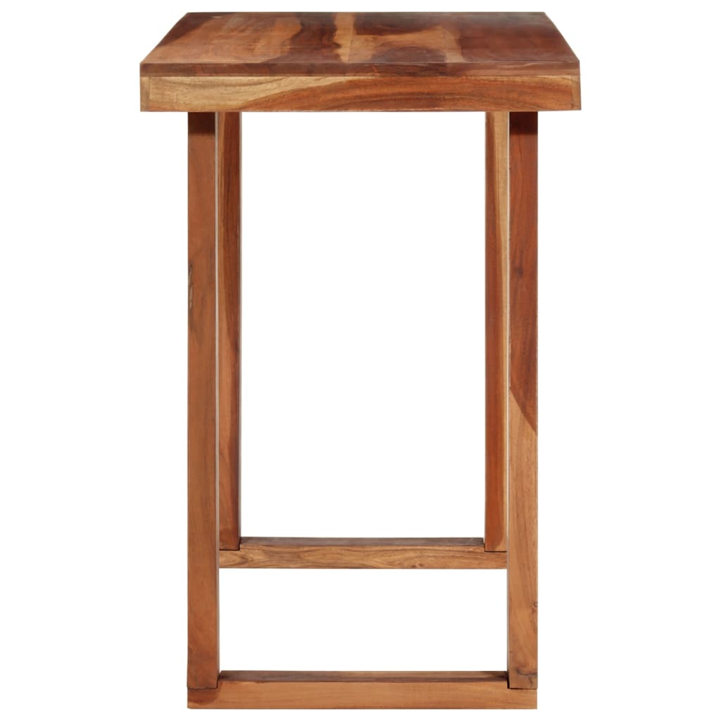 vidaXL Masă de bucătărie, 110x50x76 cm, lemn masiv de acacia