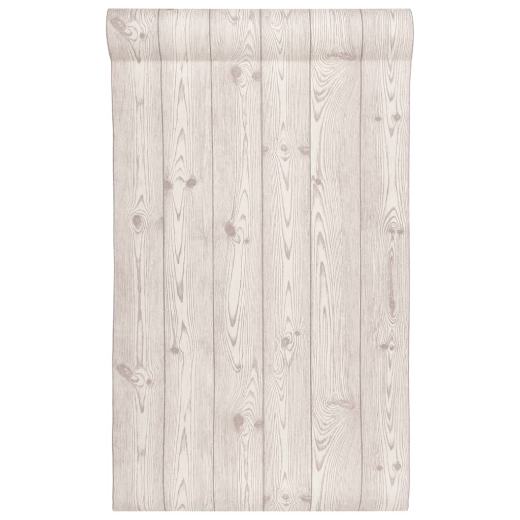 vidaXL Tapet 3D, model lemn, gri, 10x0,53 m, nețesut vidaXL Tapet 3D, model lemn, gri, 10x0,53 m, nețesut