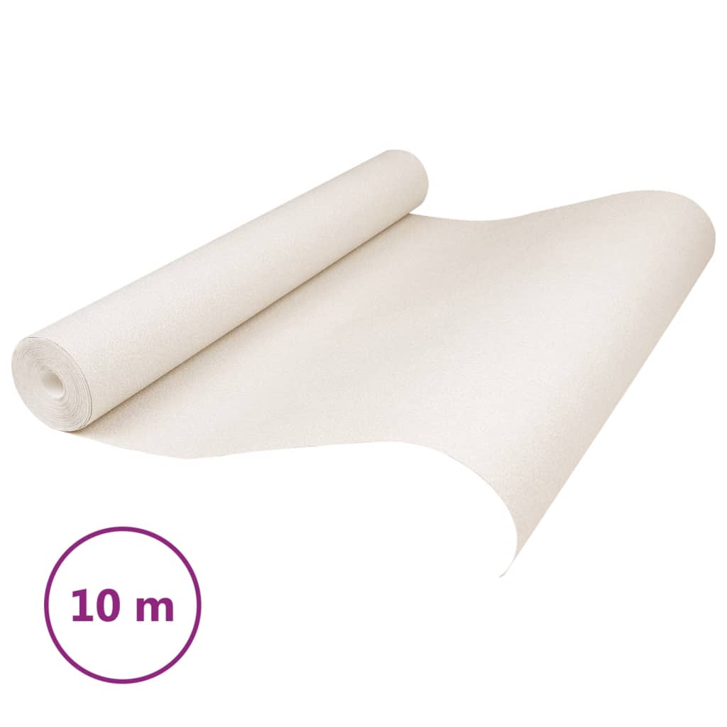 vidaXL Tapet 3D, culoare uni crem, 10x0,53 m, nețesut vidaXL Tapet 3D, culoare uni crem, 10x0,53 m, nețesut