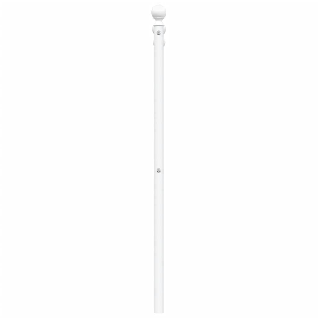 vidaXL Tăblie de pat metalică, alb, 75 cm vidaXL Tăblie de pat metalică, alb, 75 cm