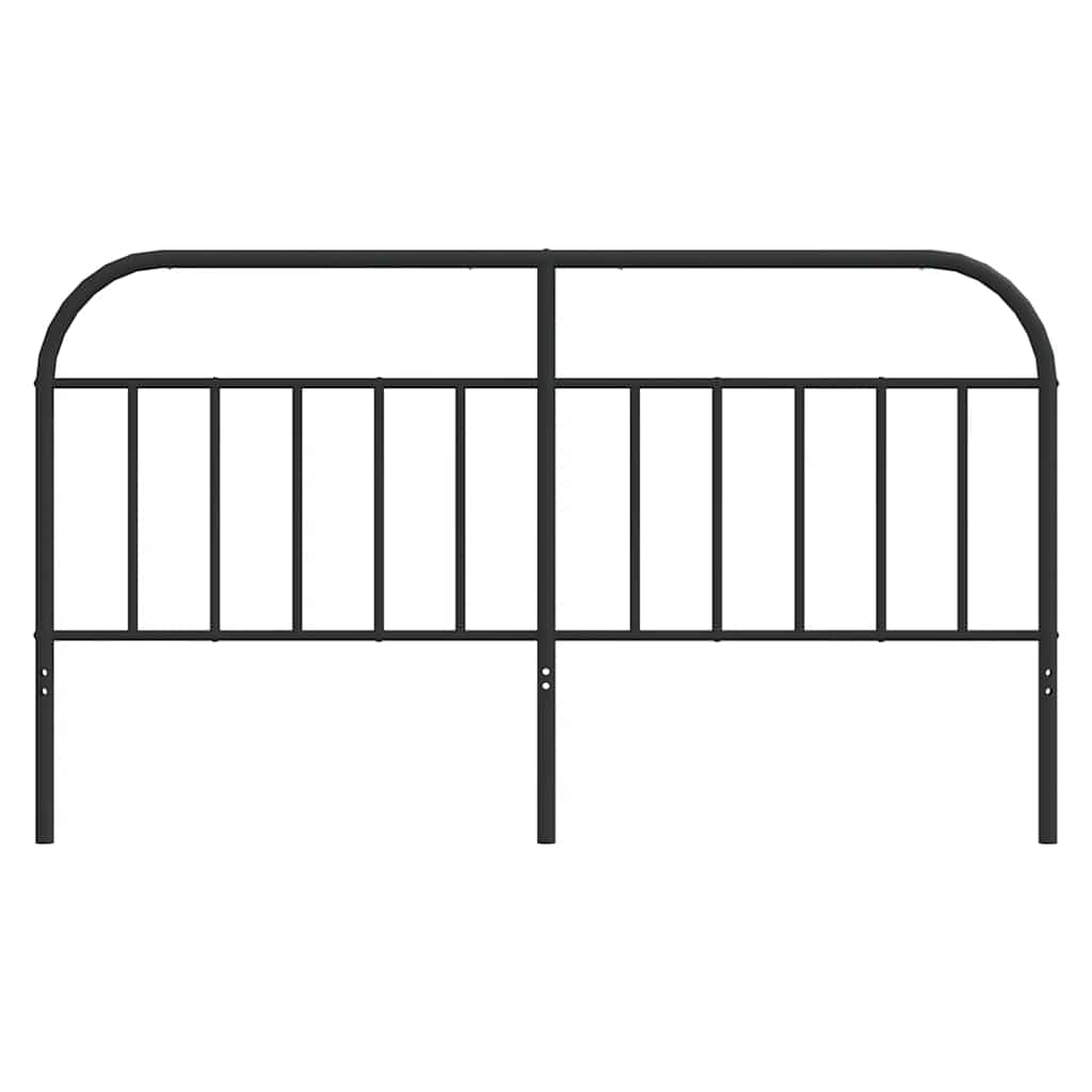 vidaXL Tăblie de pat metalică, negru, 180 cm vidaXL Tăblie de pat metalică, negru, 180 cm