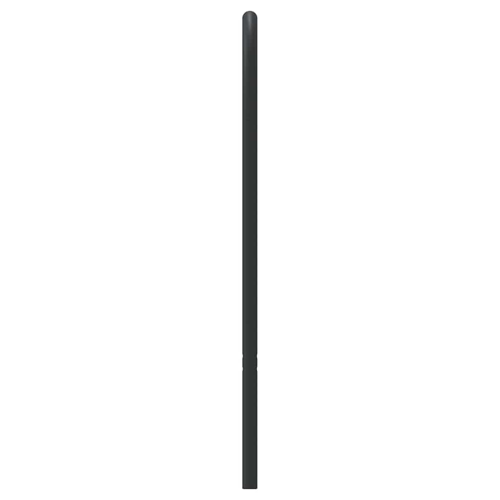 vidaXL Tăblie de pat metalică, negru, 193 cm vidaXL Tăblie de pat metalică, negru, 193 cm
