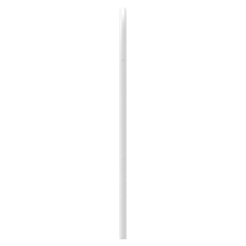 vidaXL Tăblie de pat metalică, alb, 75 cm vidaXL Tăblie de pat metalică, alb, 75 cm