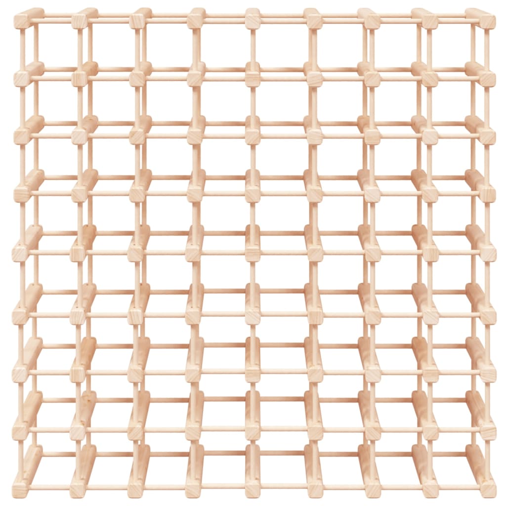 vidaXL Raft de vin pentru 72 sticle, 90,5x23x90,5 cm, lemn masiv pin