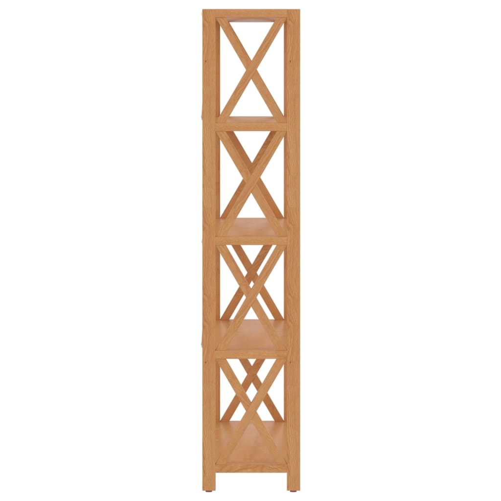 vidaXL Raft cu 5 niveluri, 80x30x146 cm, lemn masiv de stejar