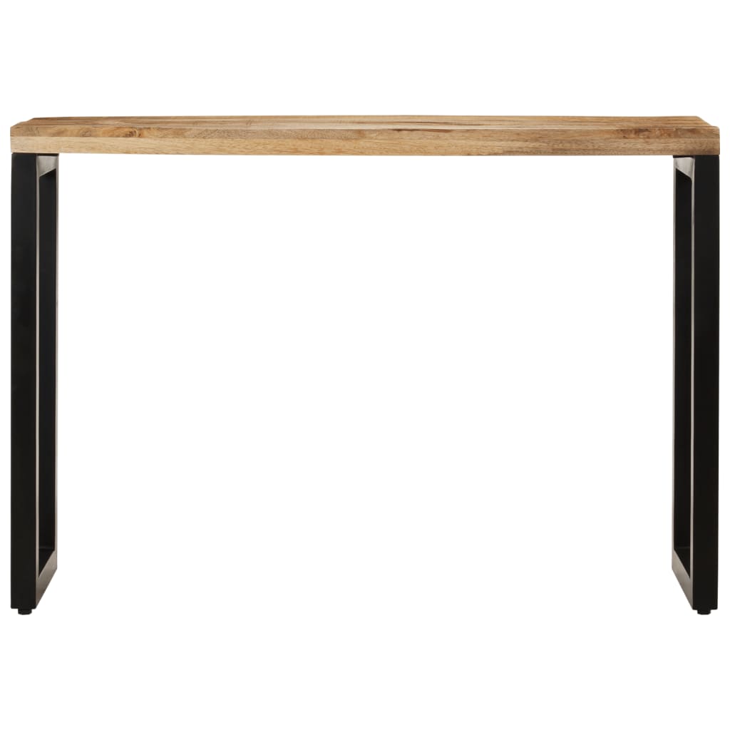 vidaXL Masă consolă, 110x35x76 cm, lemn masiv de mango brut vidaXL Masă consolă, 110x35x76 cm, lemn masiv de mango brut