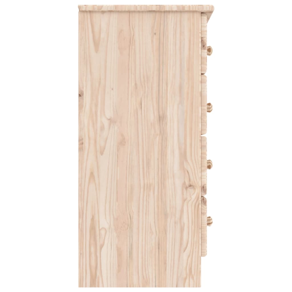 vidaXL Comodă cu sertare ALTA, 77x35x73 cm, lemn masiv de pin vidaXL Comodă cu sertare ALTA, 77x35x73 cm, lemn masiv de pin