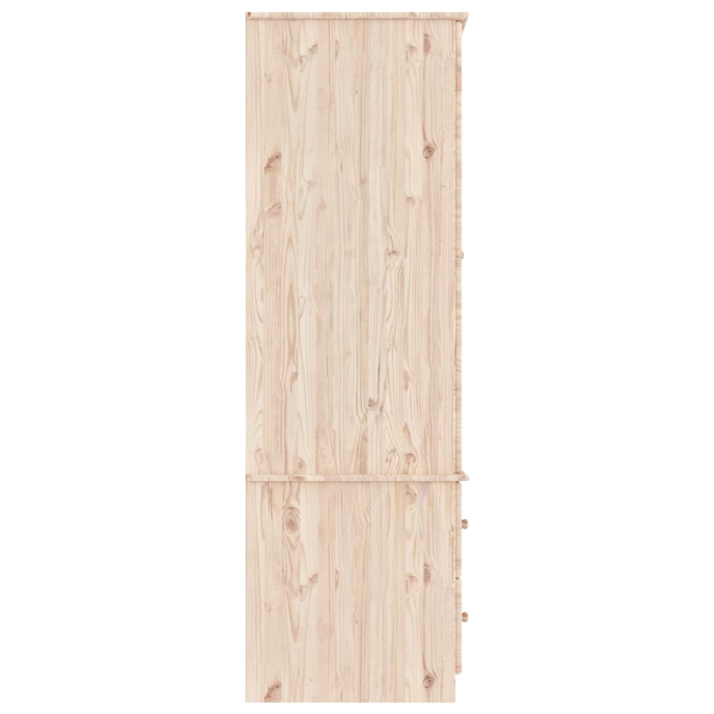 vidaXL Dulap „ALTA”, 90x55x170 cm, lemn masiv de pin vidaXL Dulap „ALTA”, 90x55x170 cm, lemn masiv de pin
