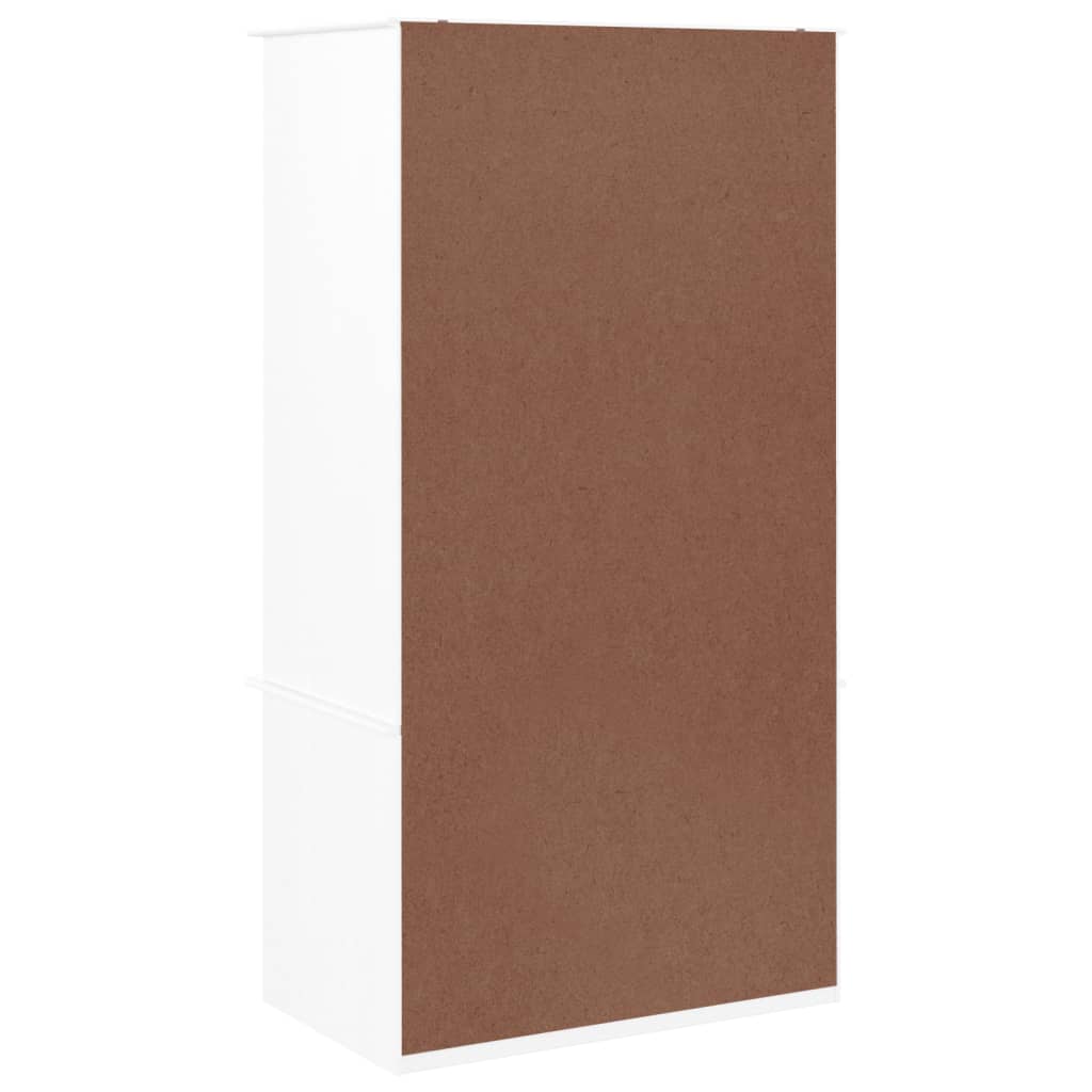 vidaXL Dulap „ALTA”, alb, 90x55x170 cm, lemn masiv de pin vidaXL Dulap „ALTA”, alb, 90x55x170 cm, lemn masiv de pin