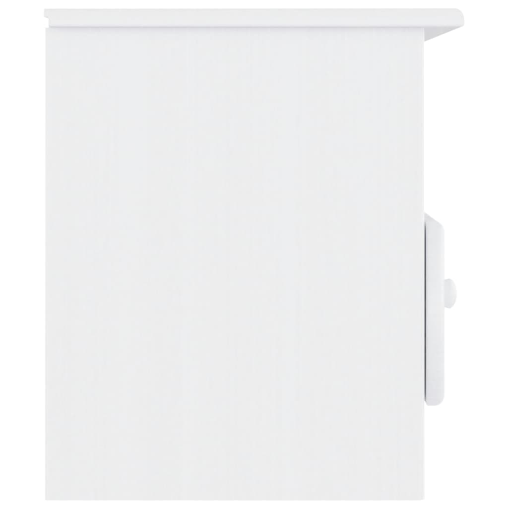 vidaXL Dulap TV cu sertare „ALTA” alb, 100x35x41 cm, lemn masiv de pin vidaXL Dulap TV cu sertare „ALTA” alb, 100x35x41 cm, lemn masiv de pin