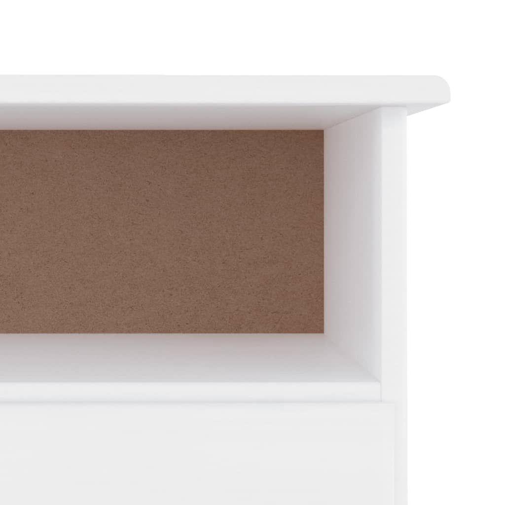 vidaXL Dulap TV cu sertare „ALTA” alb, 100x35x41 cm, lemn masiv de pin vidaXL Dulap TV cu sertare „ALTA” alb, 100x35x41 cm, lemn masiv de pin